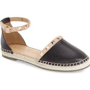 Sole Society Berlin Studded Ankle Strap Espadrille